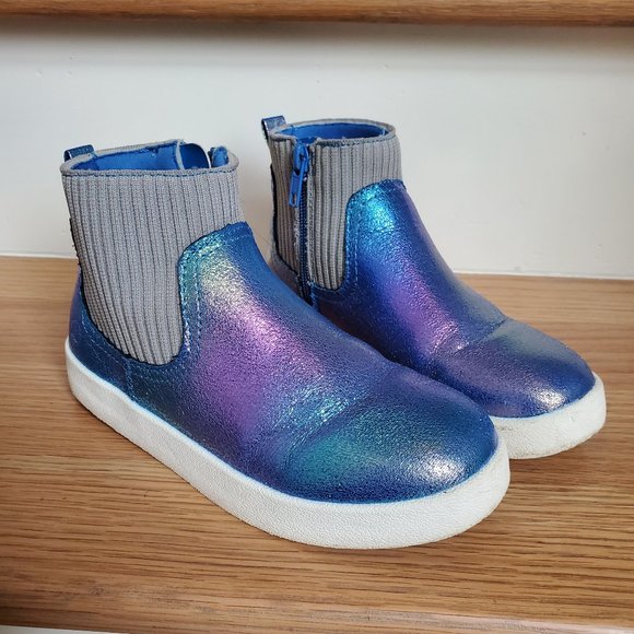 Lands End Girls Sneaker Boots Size K 